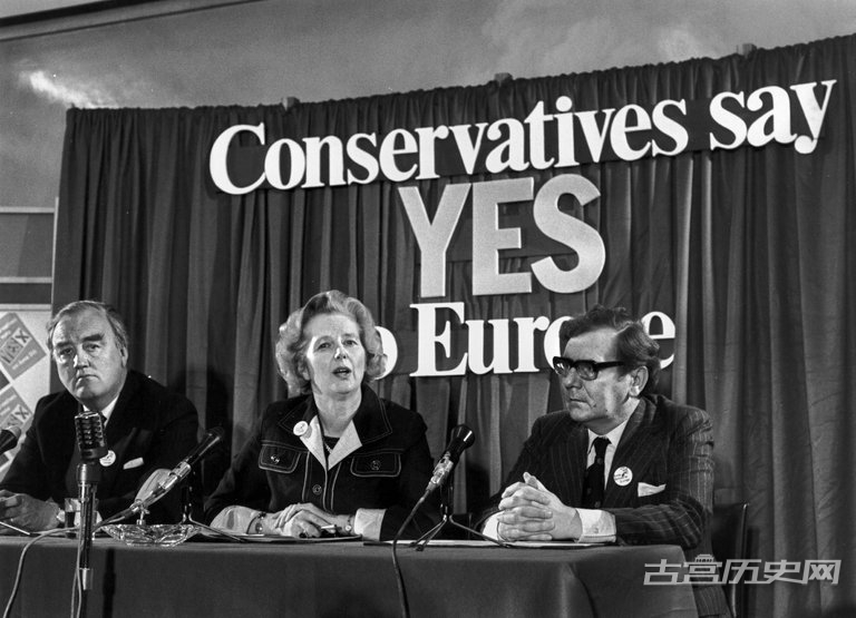 1975年英国脱欧公投旧照