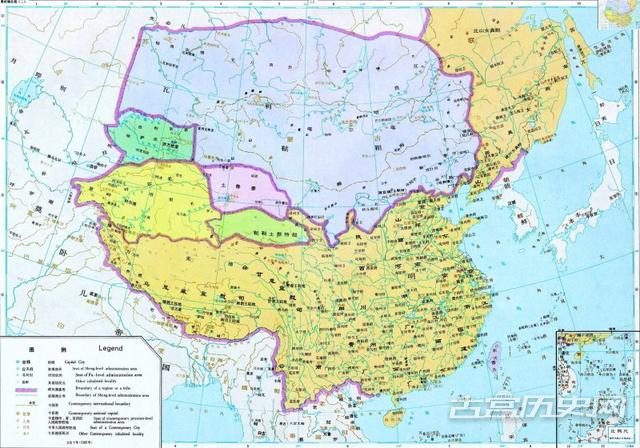 明朝地图：明朝的疆域扩张图