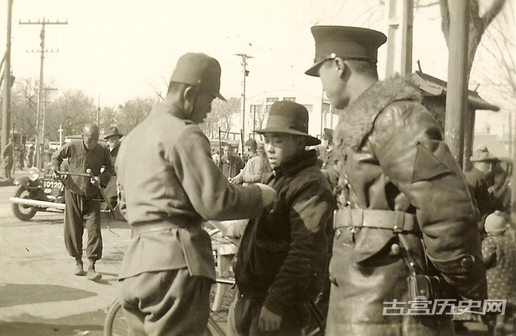日军占领下的北京。