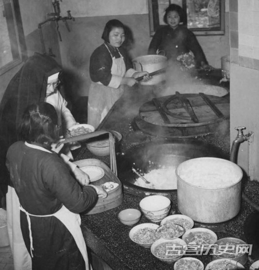 1940年，中国的教会厨房
