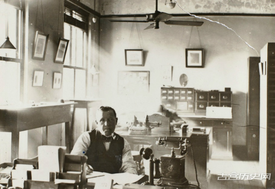 上海公共租界巡捕房办公室 1910年
