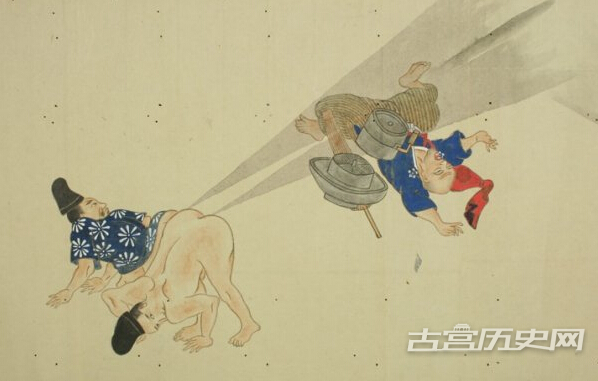 神奇的日本人风俗画中“屁的战斗”