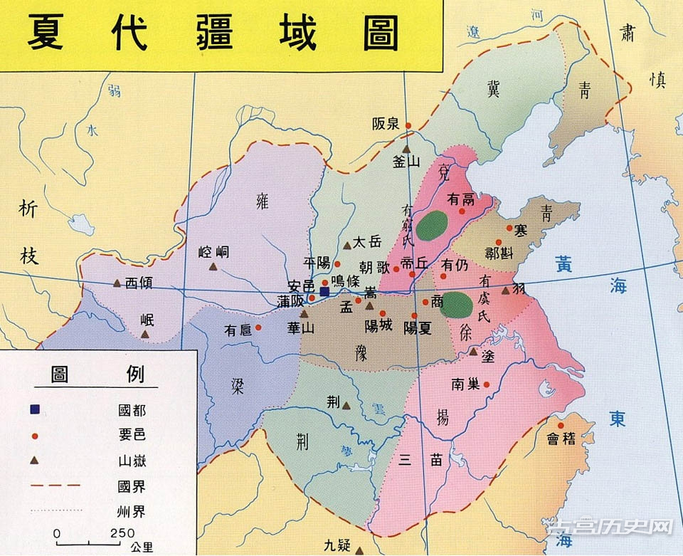 盘点从夏朝至清朝，中国历史上各个朝代所统治领土面积的大小(1)
