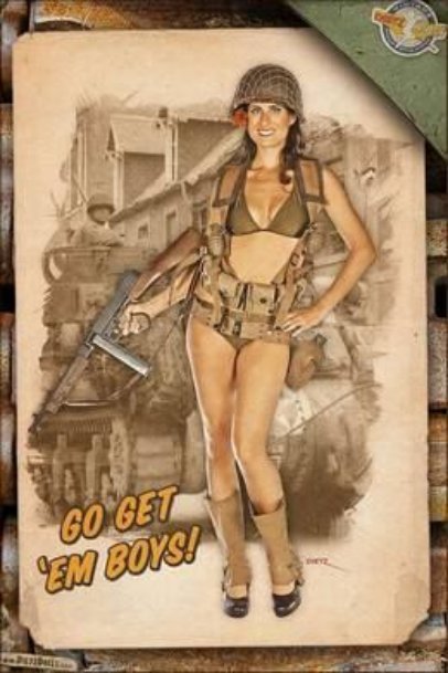二战时期美军征兵广告：满眼的色诱