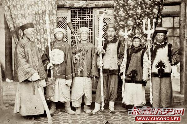 喀什老照片：十九世纪后期边疆清军 驻防喀什的官兵