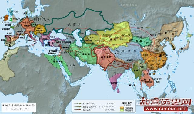 图-南宋初世界地图