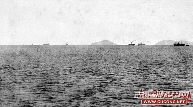 　1895年1月23日，日本陆军第六师团所属步兵第13和23联队在荣城县登陆。 从大连湾向山东荣城县出发的日本船队
