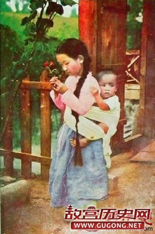 旧时朝鲜的风俗照