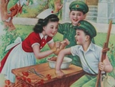 上世纪五十年代的春节老年画