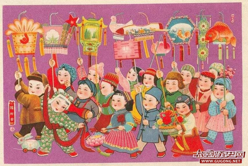 上世纪五十年代的春节老年画