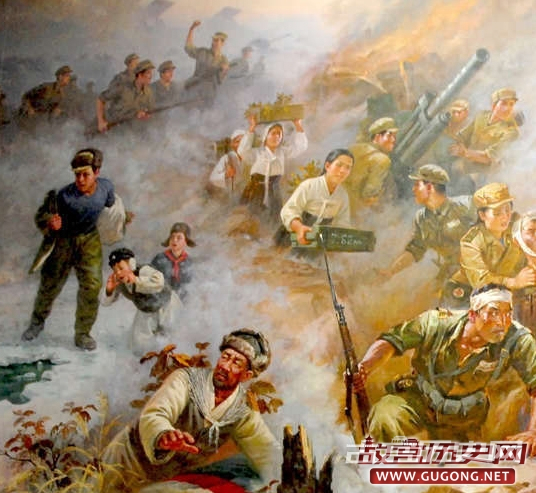 朝鲜画家笔下的中国人民志愿军