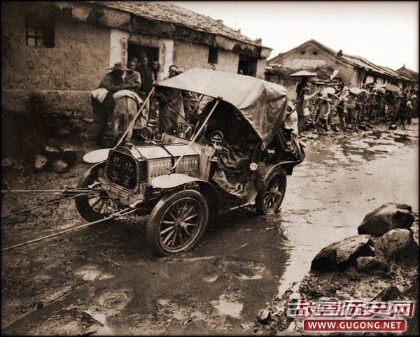 中国罕见照：1907年就有汽车拉力赛