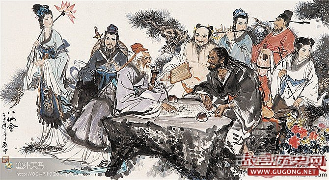 千姿百态八仙图