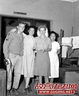 二战女郎慰问云南美空军