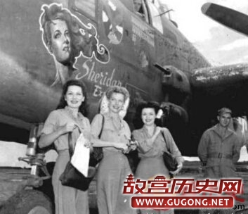 二战女郎慰问云南美空军