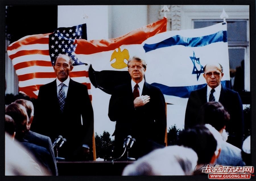30年前，埃以和约签订瞬间老照片
