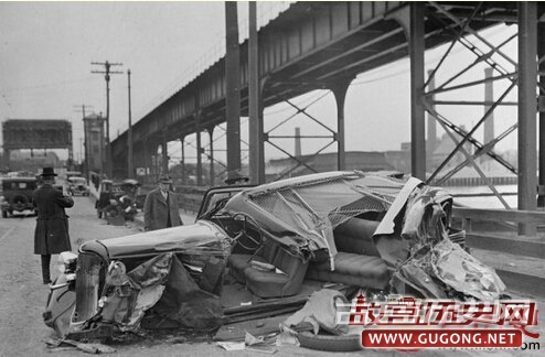 一览罕见的旧时代美国车祸老照片
