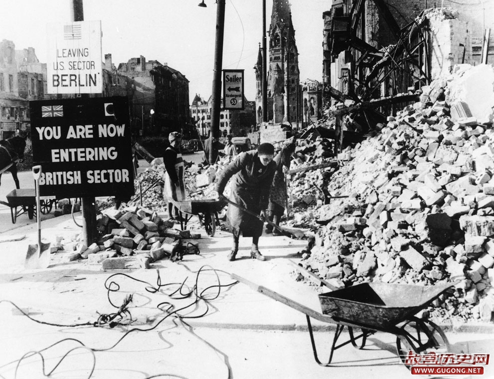 二战后，被盟军占据的德国实况