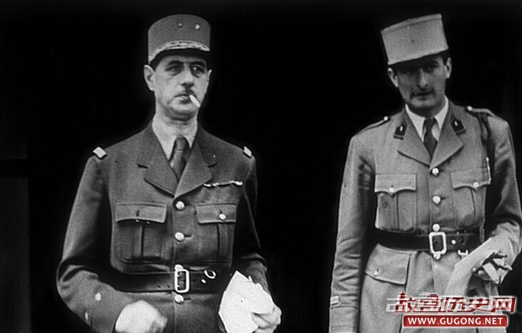 1940年，法国将军戴高乐在伦敦的救亡活动