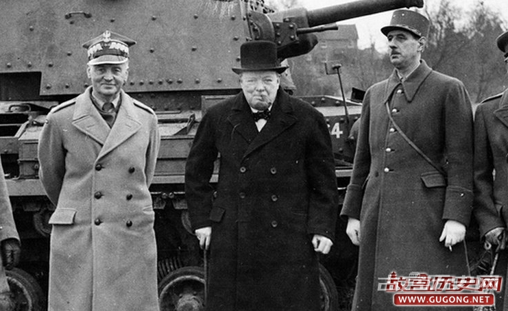 1940年，法国将军戴高乐在伦敦的救亡活动