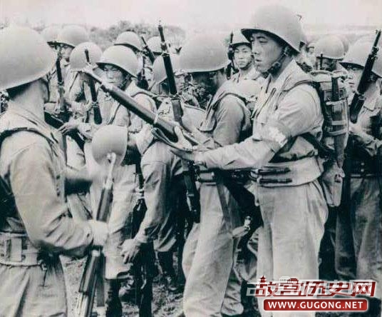蒋介石国民军反攻大陆备战