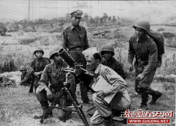 蒋介石国民军反攻大陆备战