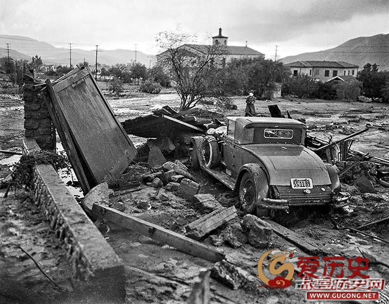 1934年洛杉矶洪水 造成数十人死伤