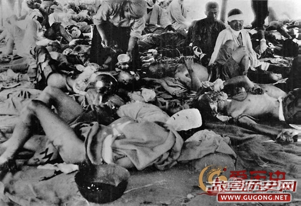遭原子弹核爆的日本人惨状