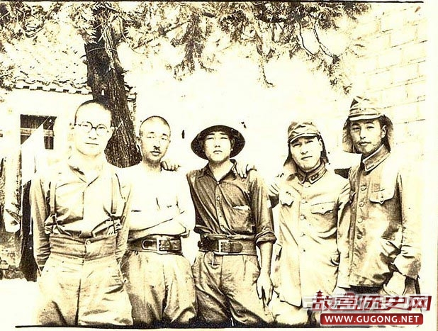 占领南京的侵华日军群丑像