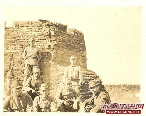 占领南京的侵华日军群丑像