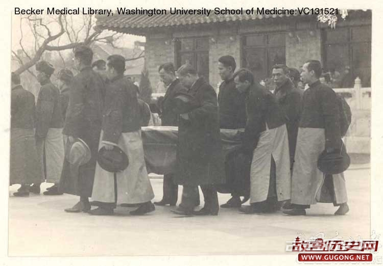 美国大学珍藏的孙中山先生葬礼实景照片