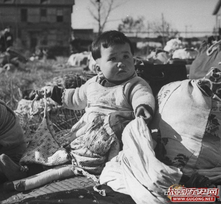 抗日战争胜利后中国遣返日本人的罕见照片