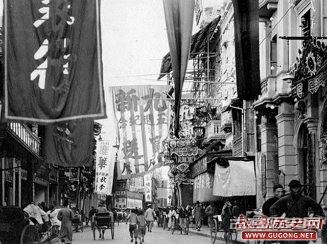 民国老照片：二十年代末沪杭纪行 中西合璧的街景