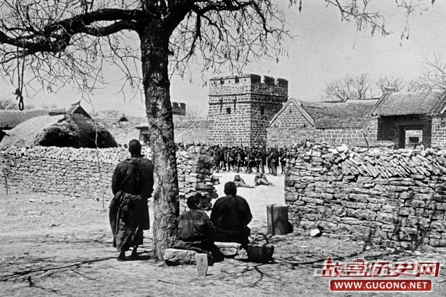 抗战老照片：美国战地记者鲁南行 台儿庄战役
