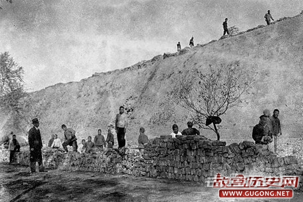 河南老照片：1938年的河南 壮观的许昌城墙