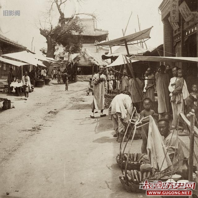 天津老照片：袁世凯治下直隶天津 1905年的街景
