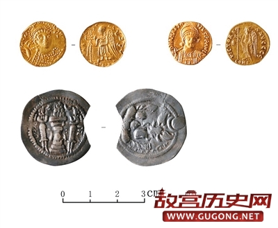 陕西秦咸阳城西部发现一座西魏墓葬 出土东罗马金币和波斯银币