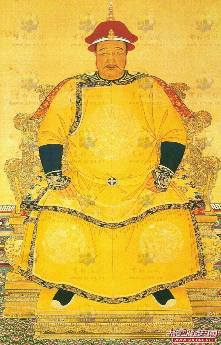 清朝皇帝画像清朝历代皇帝画像与介绍