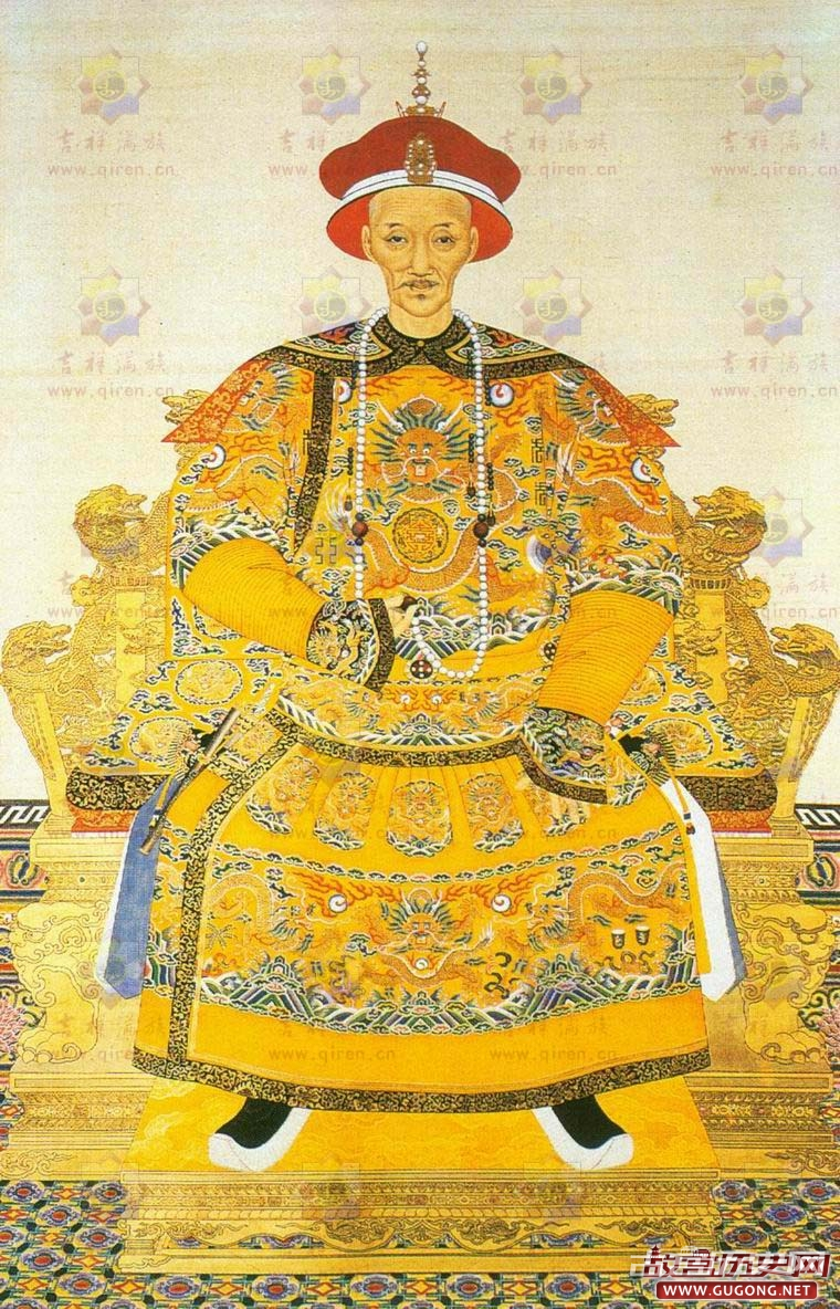 清朝皇帝画像清朝历代皇帝画像与介绍