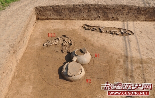 安徽萧县滕庄遗址发现唐代瓮棺葬