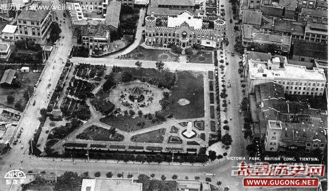 天津老照片：三十年代初的天津航拍照片