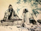 晋侯善待琴师钟仪