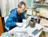蒙古国匈奴墓地里洛阳考古人发现汉代铜镜
