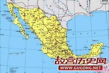 墨西哥历史地图