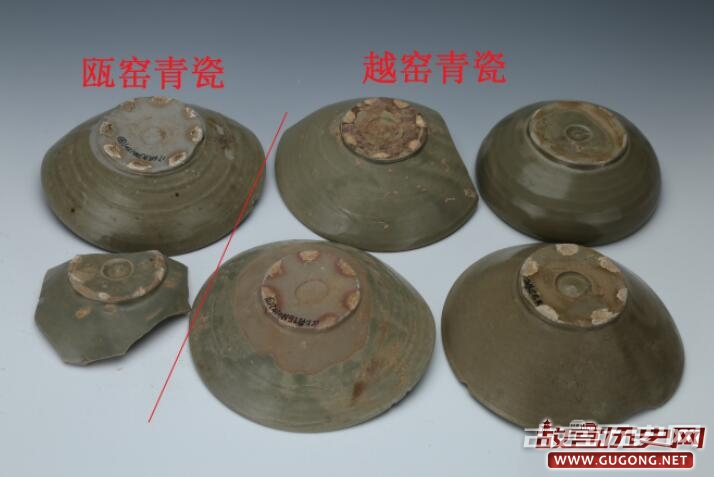 唐代瓯窑与越窑青瓷产品的异同