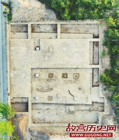 唐代宗元陵发现大型下宫建筑基址