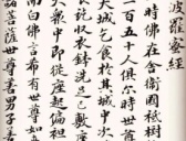 苏轼行楷书法欣赏《金刚经》