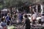 西安老照片:1987年的西安 各种街头小吃随处可见
