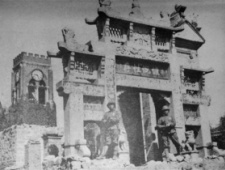 历史老照片：侵华日军拍摄的古建老照片