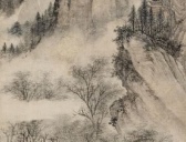 明代唐寅《钱塘行旅图》